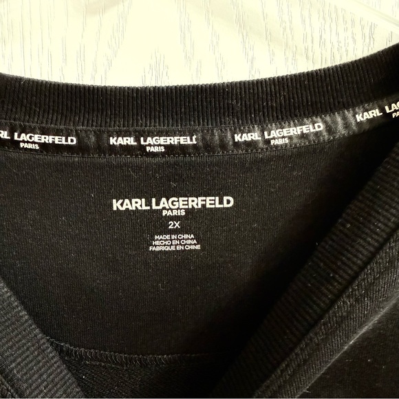 Karl Lagerfeld Black Top - Picture 3 of 7